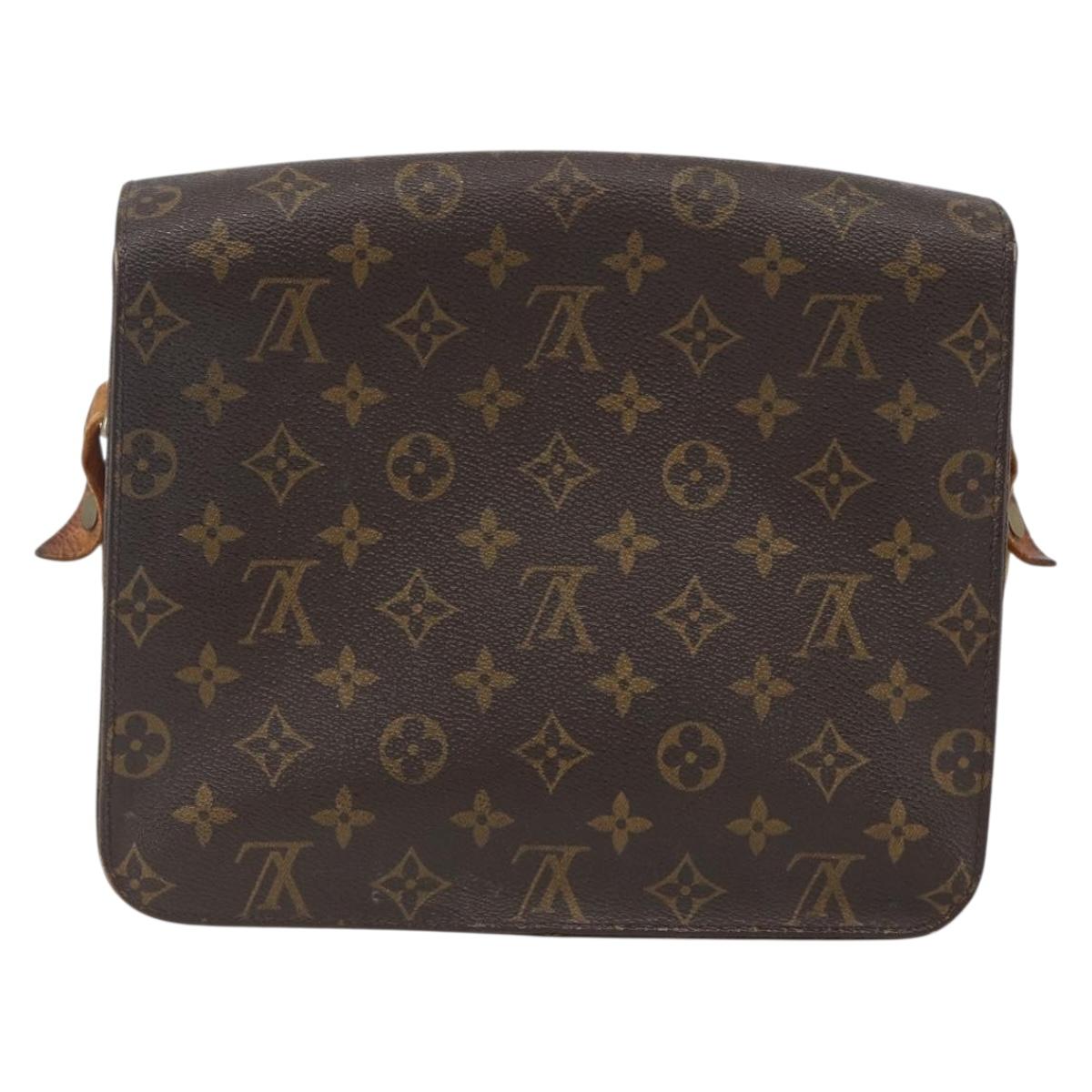 LOUIS VUITTON Monogram Cartouchiere GM Shoulder Bag M51252 LV Auth ka2521