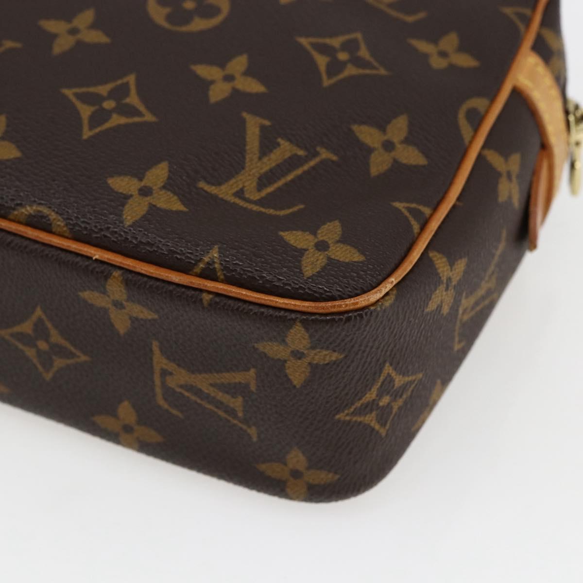 LOUIS VUITTON Monogram Compiegne 23 Clutch Bag M51847 LV Auth ka2525