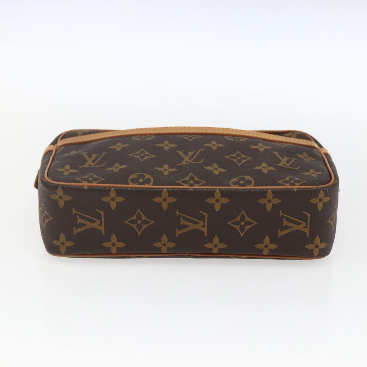 LOUIS VUITTON Monogram Compiegne 23 Clutch Bag M51847 LV Auth ka2525