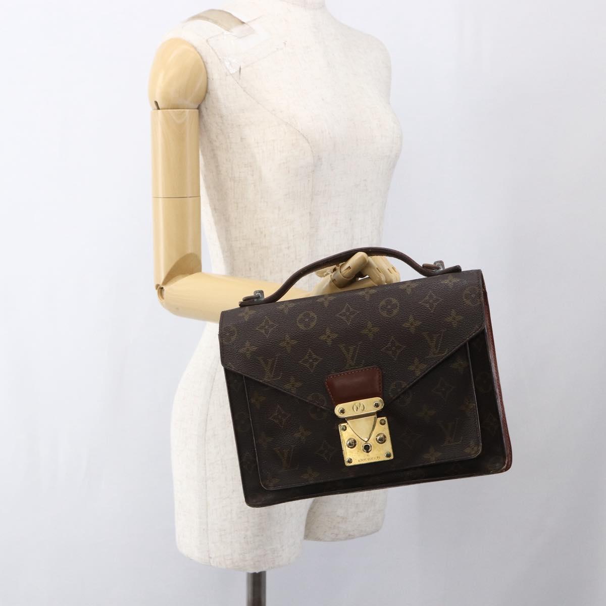 LOUIS VUITTON Monogram Monceau 26 Shoulder Bag M51187 LV Auth ka2528