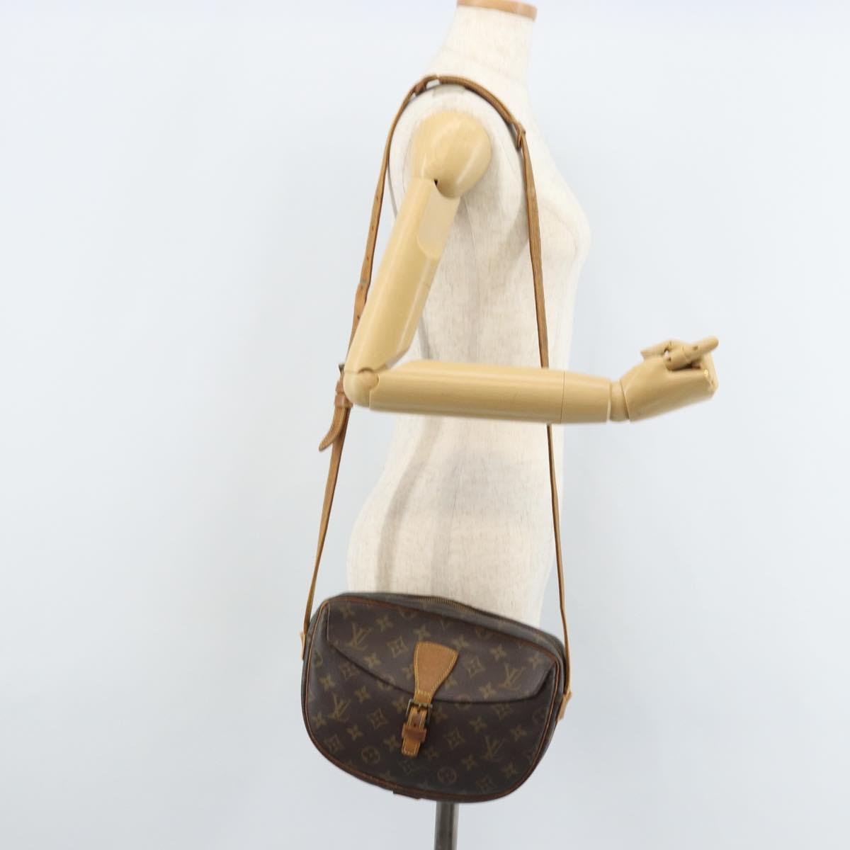 LOUIS VUITTON Monogram Jeune Fille MM Shoulder Bag M51226 LV Auth ka2531