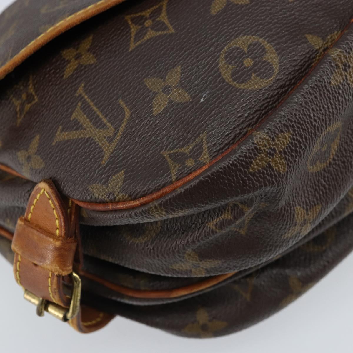 LOUIS VUITTON Monogram Saumur 30 Shoulder Bag M42256 LV Auth ka2534