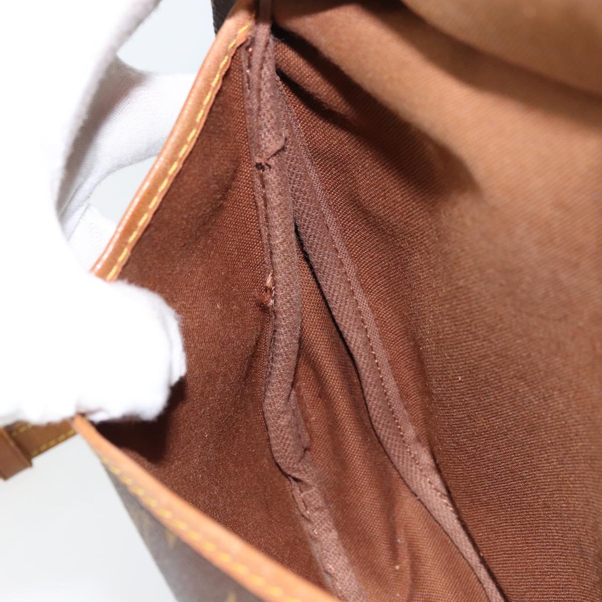 LOUIS VUITTON Monogram Saumur 30 Shoulder Bag M42256 LV Auth ka2534