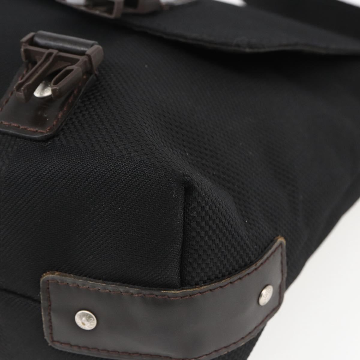 LOUIS VUITTON Damier Geant Roux Shoulder Bag Black M93079 LV Auth ka2536
