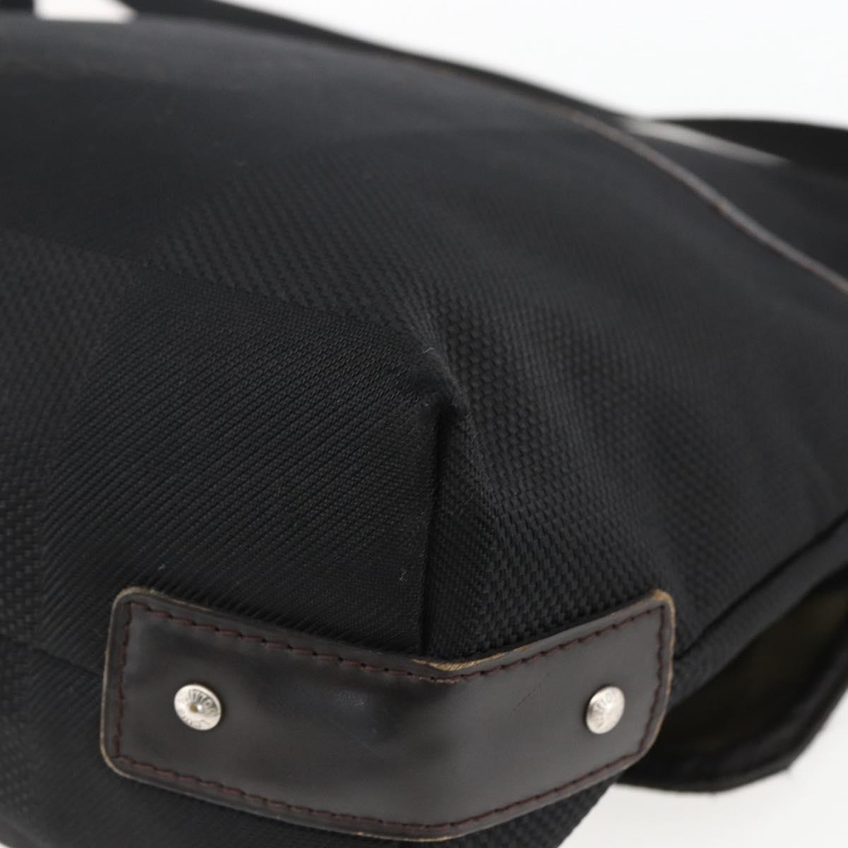 LOUIS VUITTON Damier Geant Roux Shoulder Bag Black M93079 LV Auth ka2536