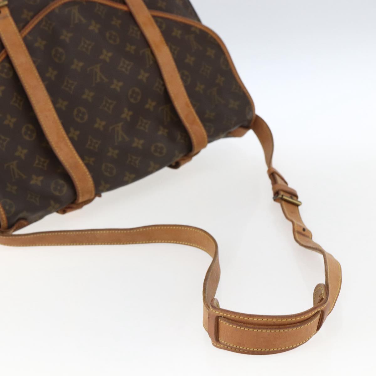 LOUIS VUITTON Monogram Saumur 43 Shoulder Bag M42252 LV Auth ka2537