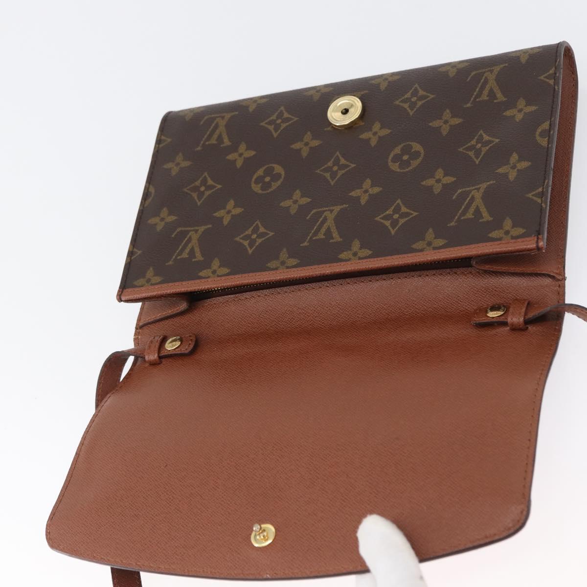 LOUIS VUITTON Monogram Bordeaux 24 Shoulder Bag M51798 LV Auth ka2545