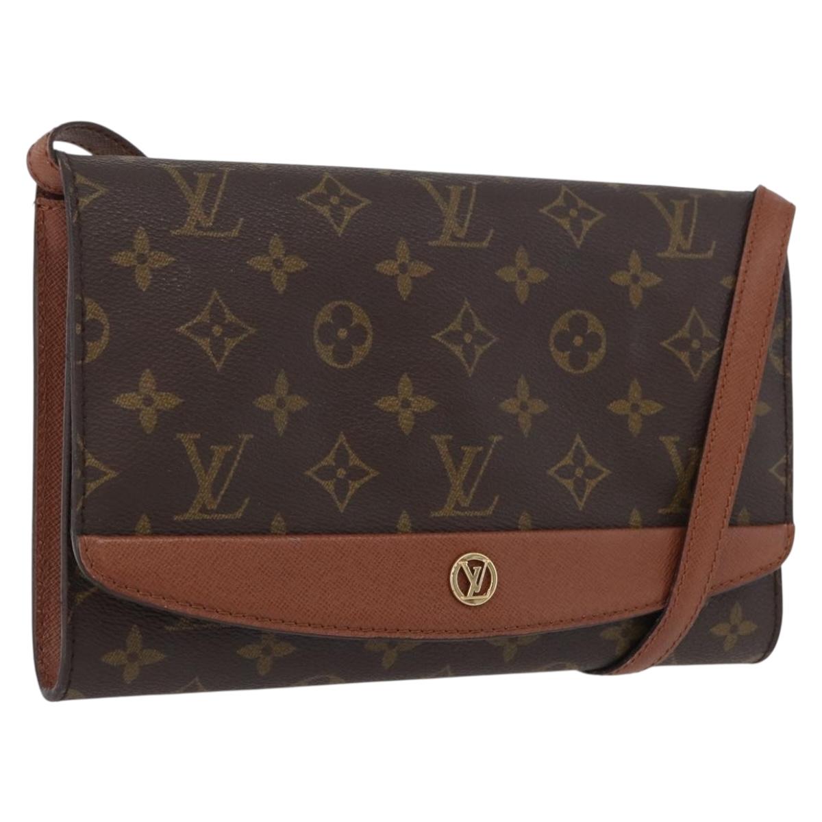 LOUIS VUITTON Monogram Bordeaux 24 Shoulder Bag M51798 LV Auth ka2545
