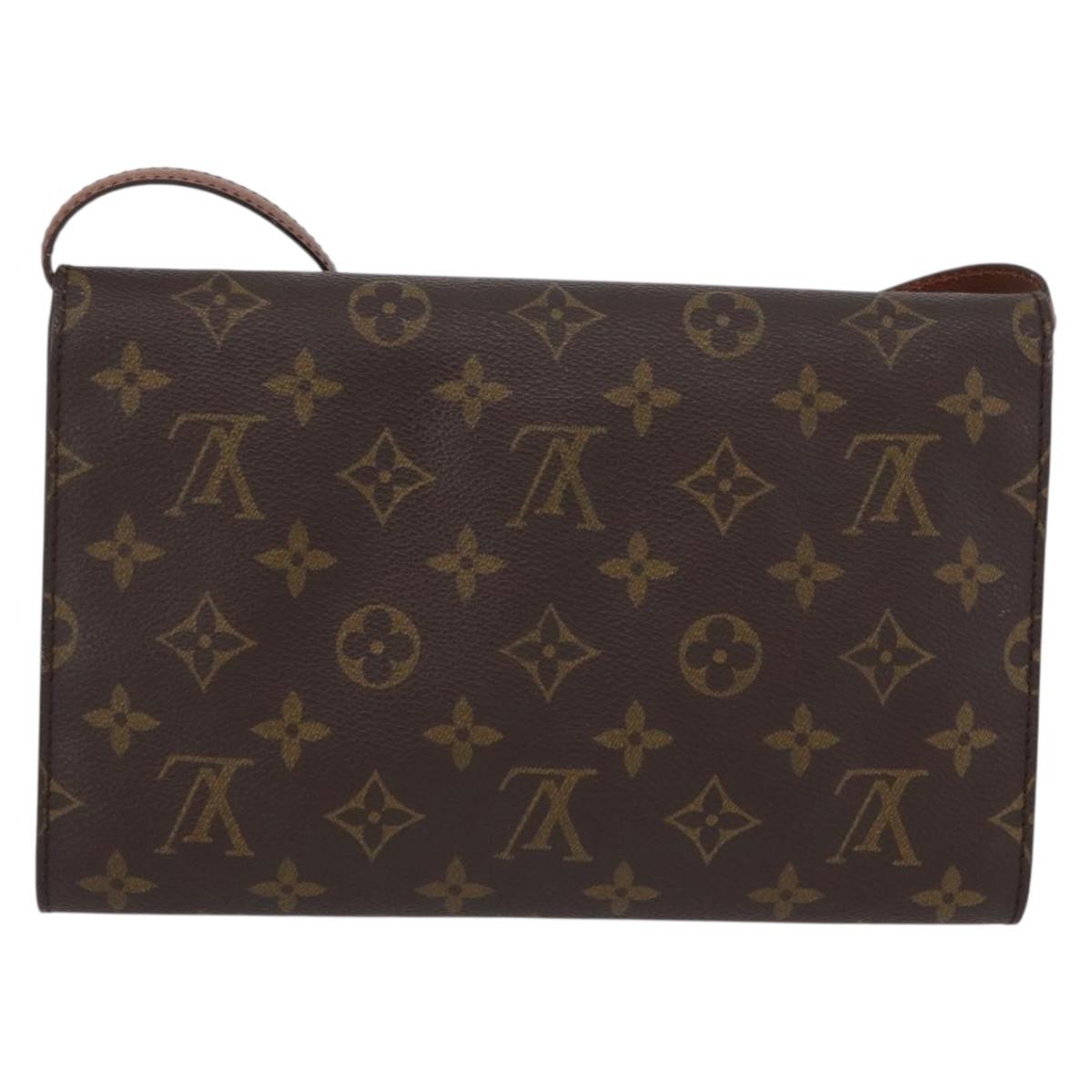 LOUIS VUITTON Monogram Bordeaux 24 Shoulder Bag M51798 LV Auth ka2545