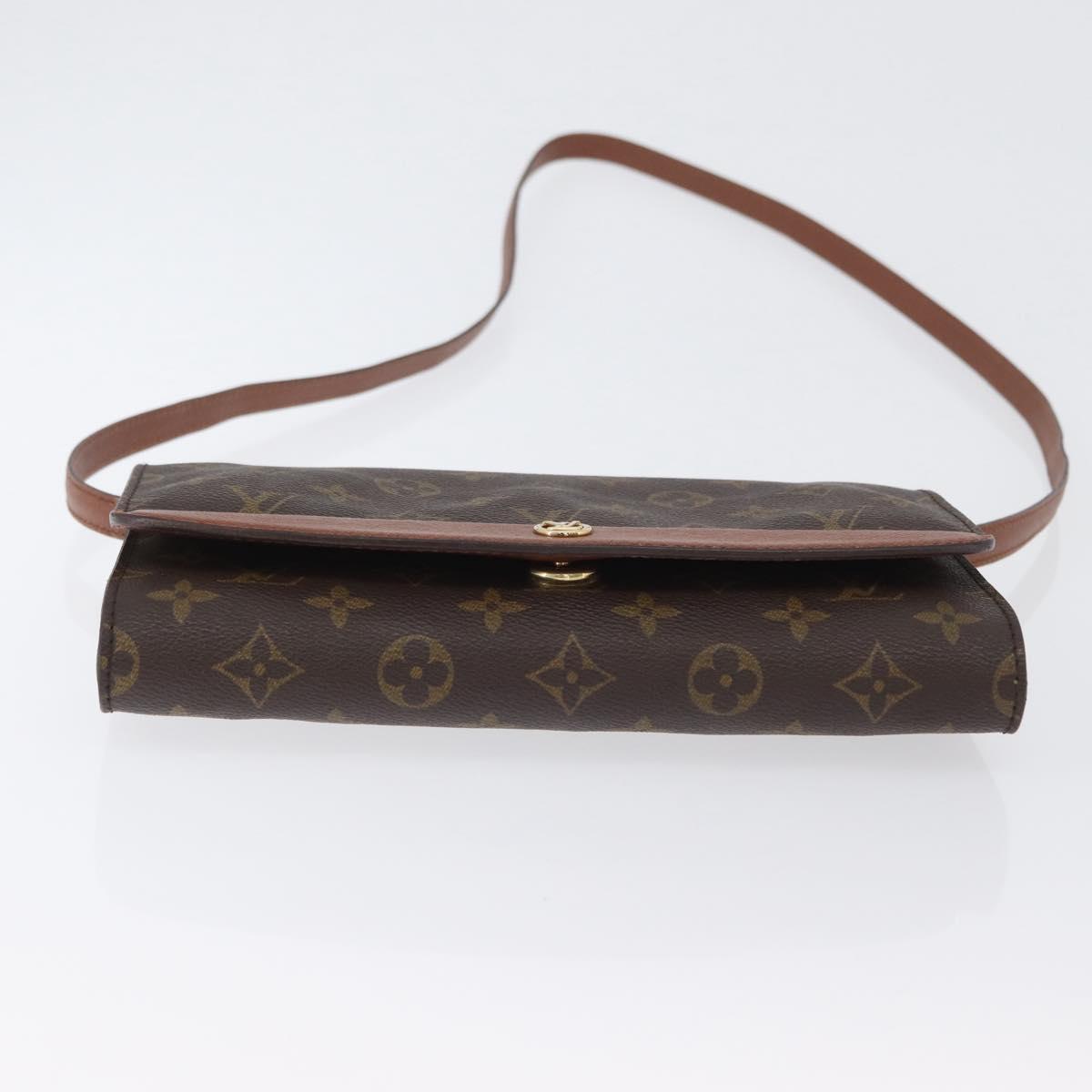LOUIS VUITTON Monogram Bordeaux 24 Shoulder Bag M51798 LV Auth ka2545
