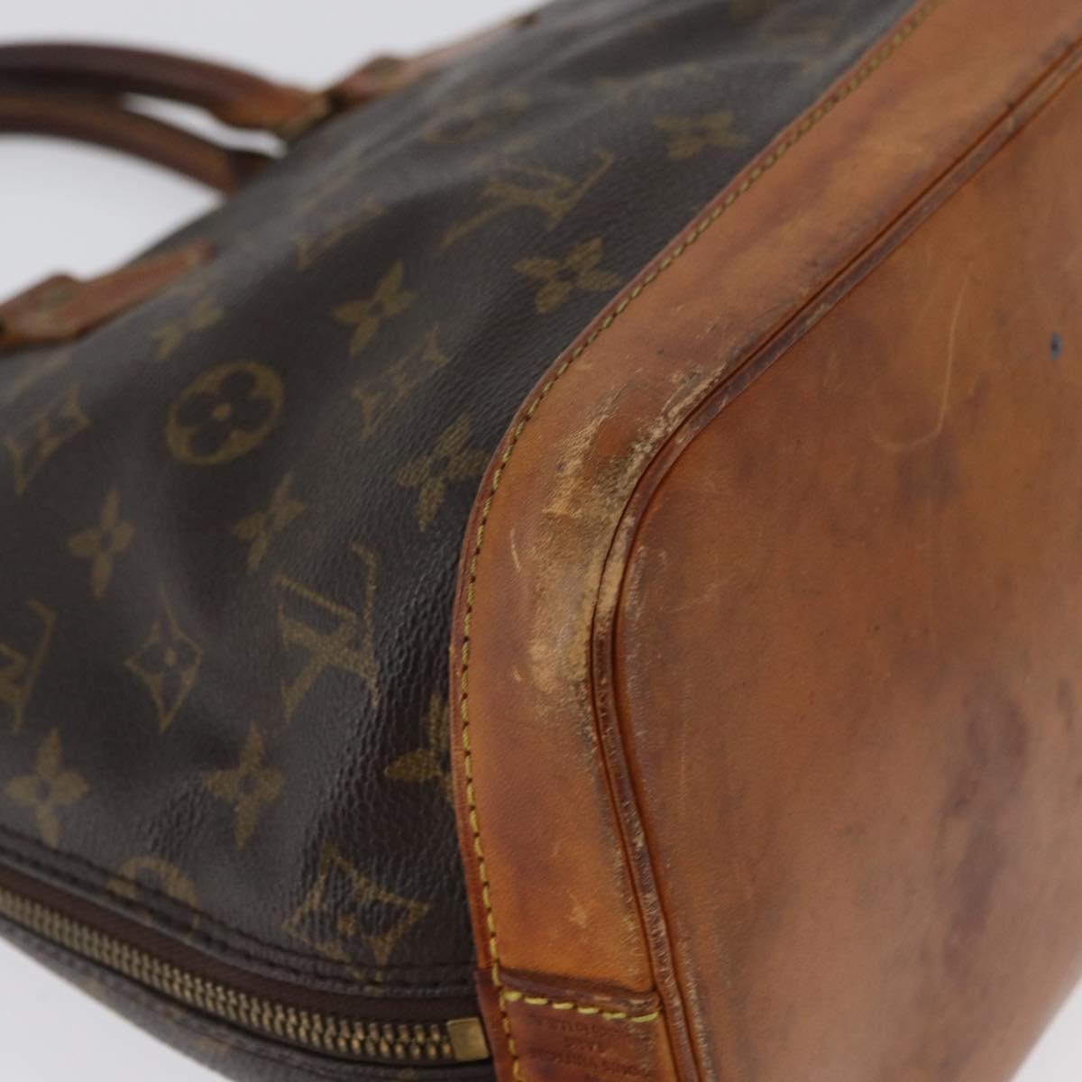 LOUIS VUITTON Monogram Alma Hand Bag M51130 LV Auth ka2547