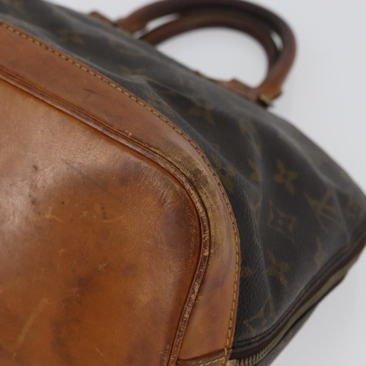 LOUIS VUITTON Monogram Alma Hand Bag M51130 LV Auth ka2547