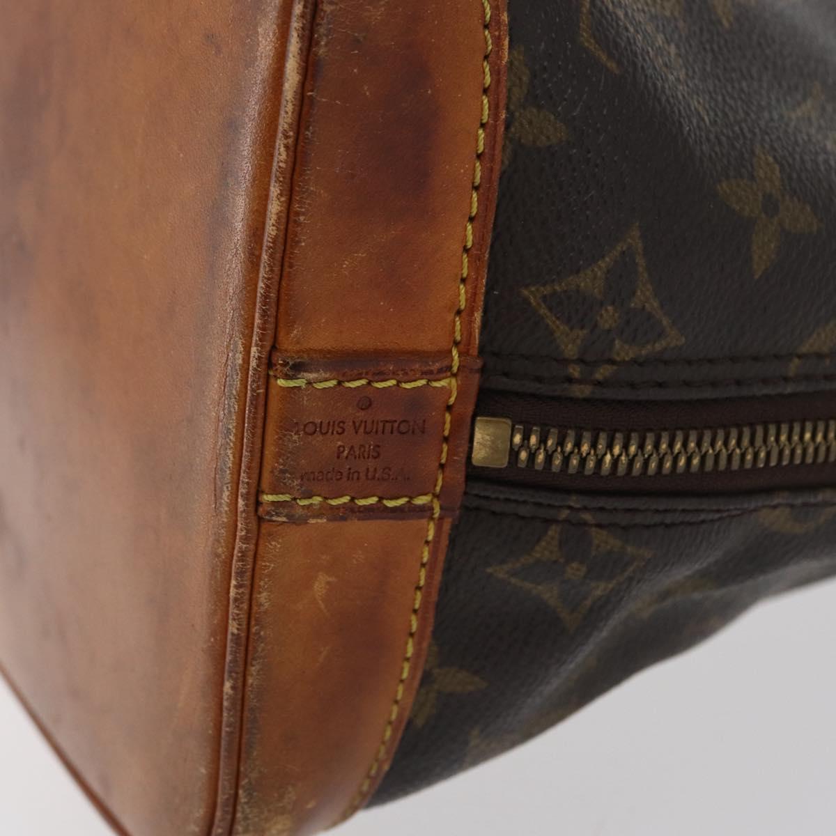 LOUIS VUITTON Monogram Alma Hand Bag M51130 LV Auth ka2547