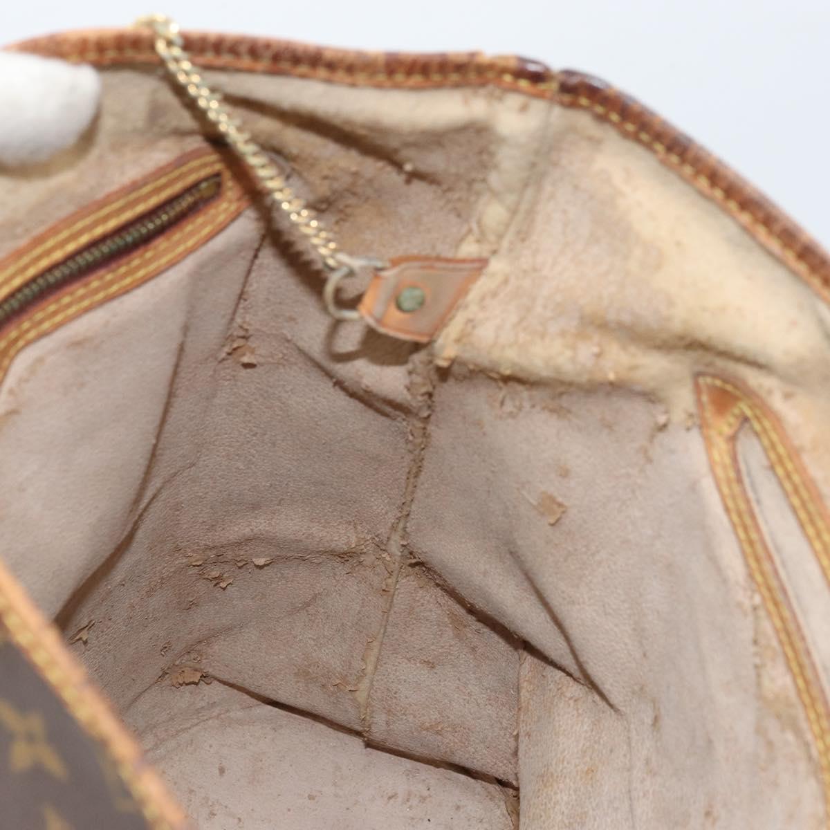 LOUIS VUITTON Monogram Bucket GM Shoulder Bag M42236 LV Auth ka2557