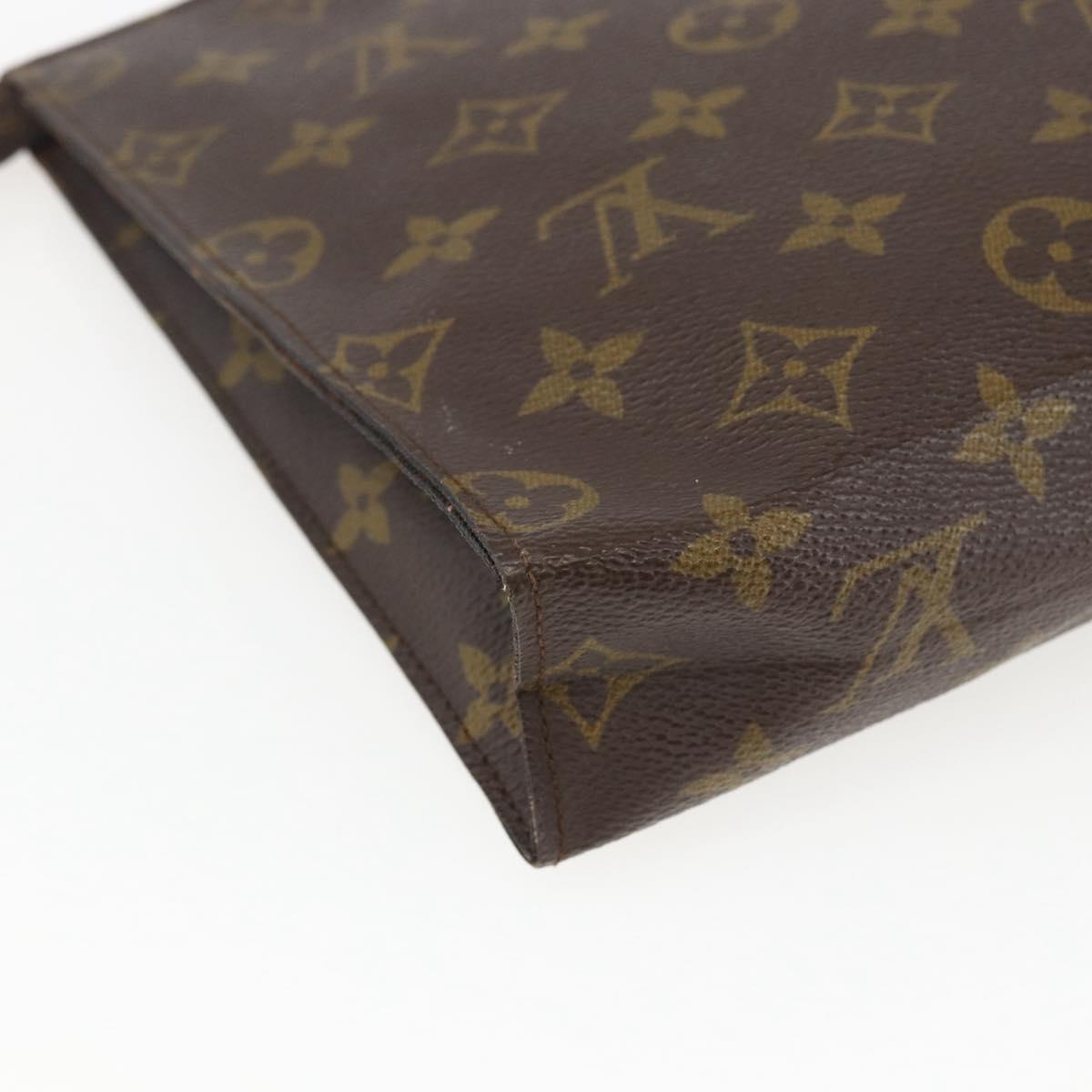 LOUIS VUITTON Monogram Poche Toilette 26 Pouch M47542 LV Auth ka2565