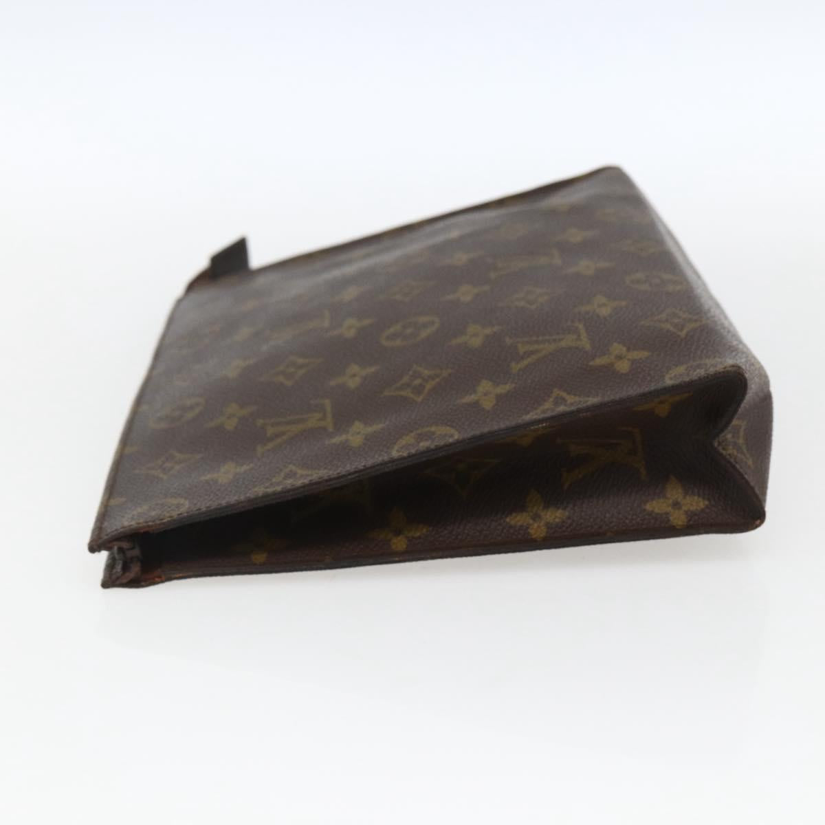 LOUIS VUITTON Monogram Poche Toilette 26 Pouch M47542 LV Auth ka2565