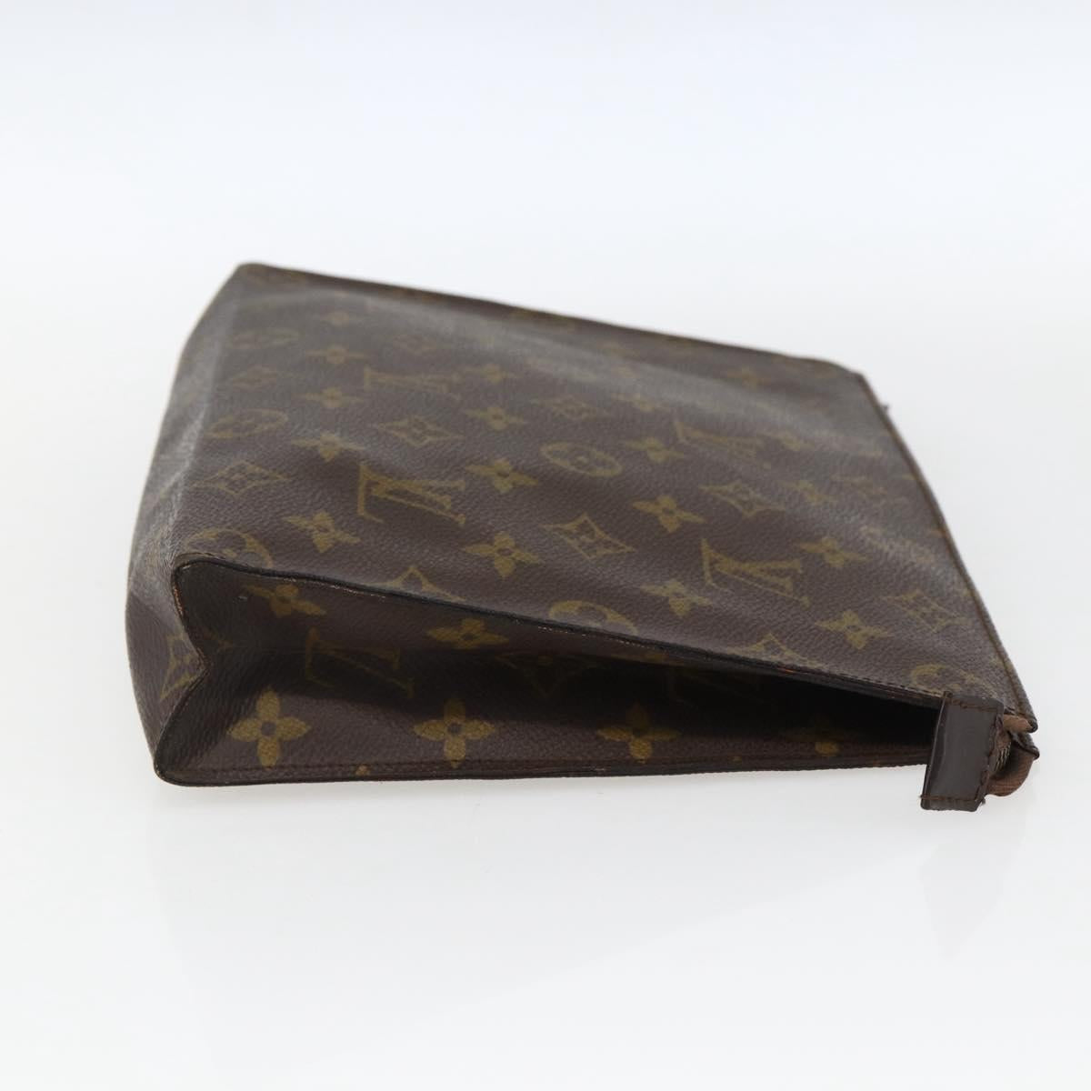 LOUIS VUITTON Monogram Poche Toilette 26 Pouch M47542 LV Auth ka2565