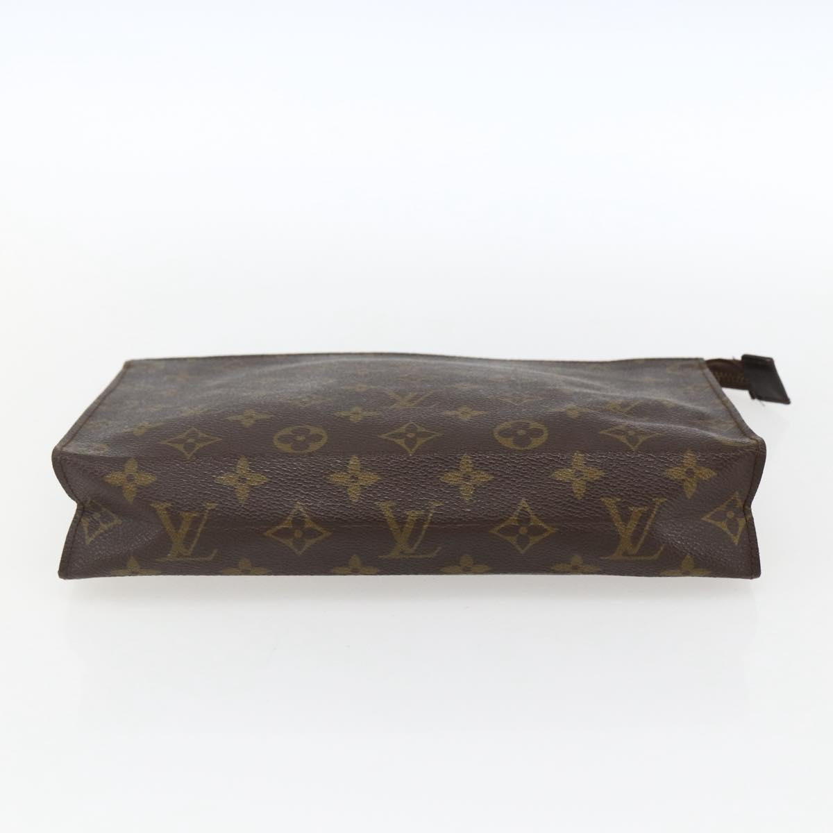 LOUIS VUITTON Monogram Poche Toilette 26 Pouch M47542 LV Auth ka2565