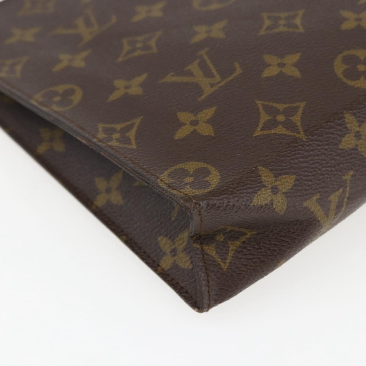 LOUIS VUITTON Monogram Poche Toilette 26 Pouch M47542 LV Auth ka2565