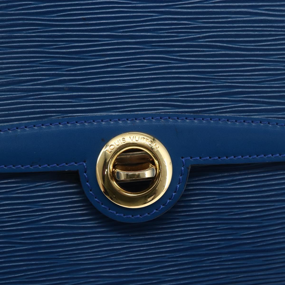LOUIS VUITTON Epi Pochette Arche Shoulder Bag Blue M52575 LV Auth ka2567
