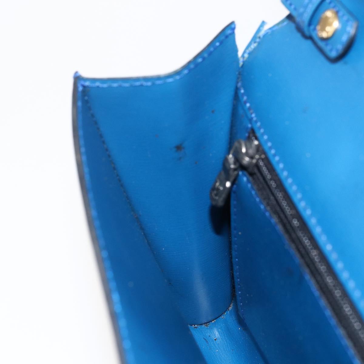 LOUIS VUITTON Epi Pochette Arche Shoulder Bag Blue M52575 LV Auth ka2567