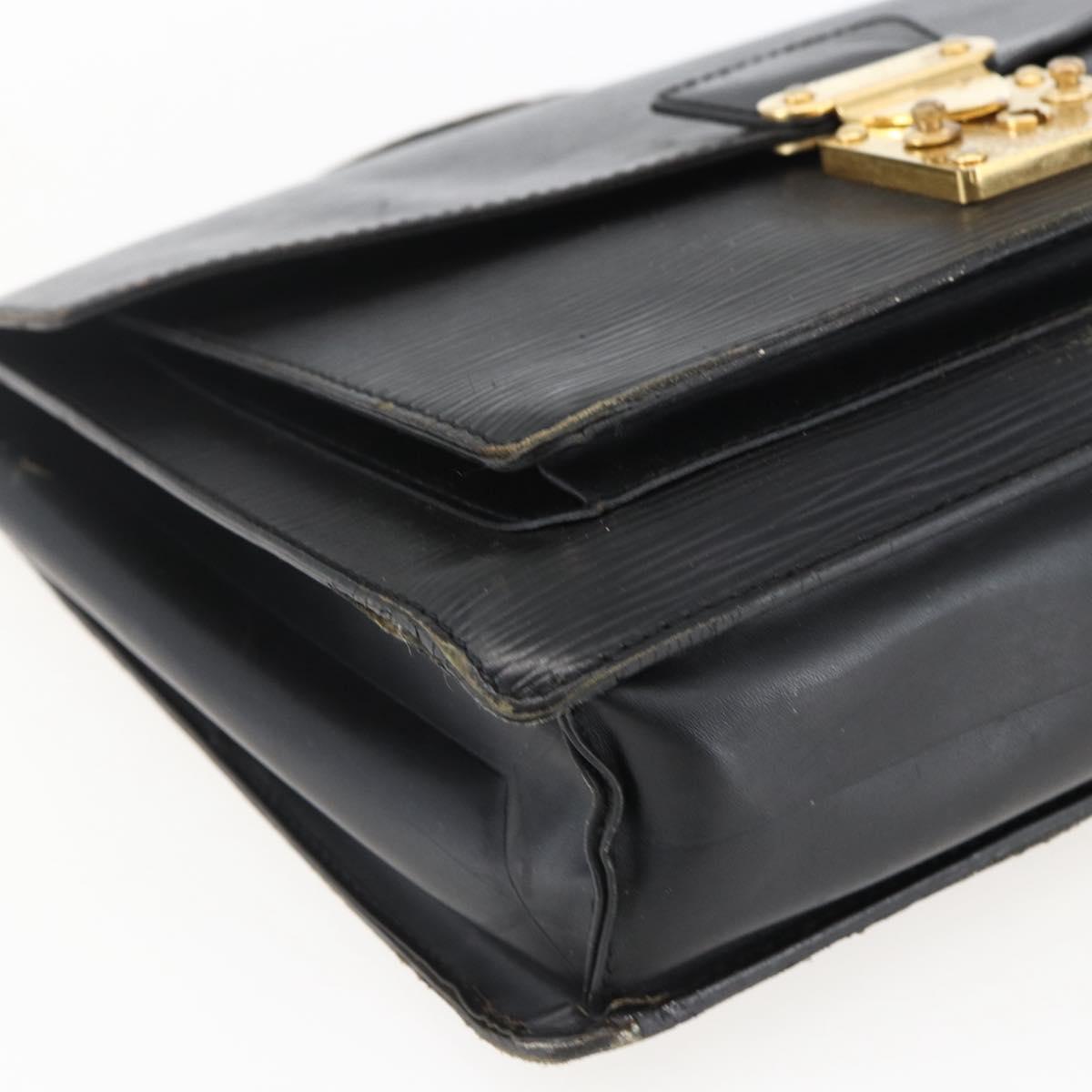 LOUIS VUITTON Epi Monceau 28 Hand Bag Black M52122 LV Auth ka2571
