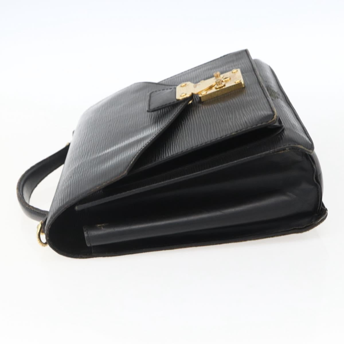 LOUIS VUITTON Epi Monceau 28 Hand Bag Black M52122 LV Auth ka2571