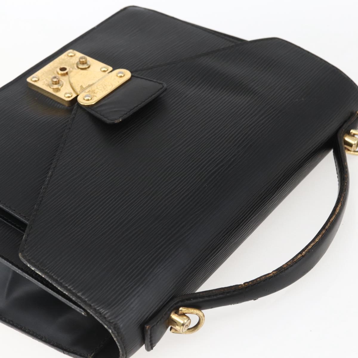LOUIS VUITTON Epi Monceau 28 Hand Bag Black M52122 LV Auth ka2571