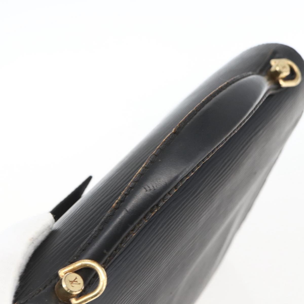 LOUIS VUITTON Epi Monceau 28 Hand Bag Black M52122 LV Auth ka2571