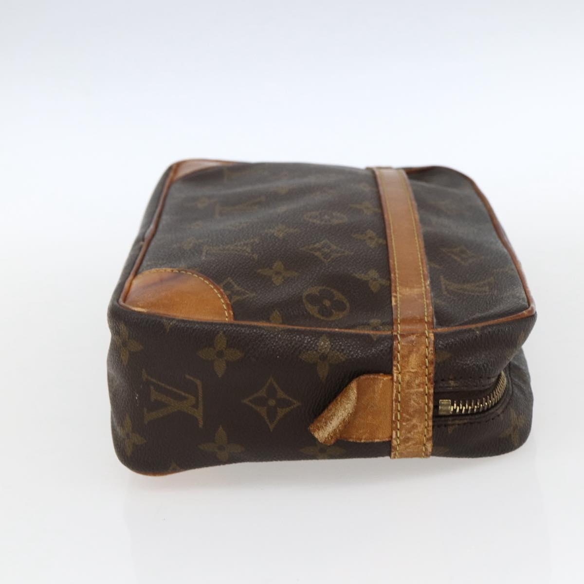 LOUIS VUITTON Monogram Compiegne 28 Clutch Bag M51845 LV Auth ka2573