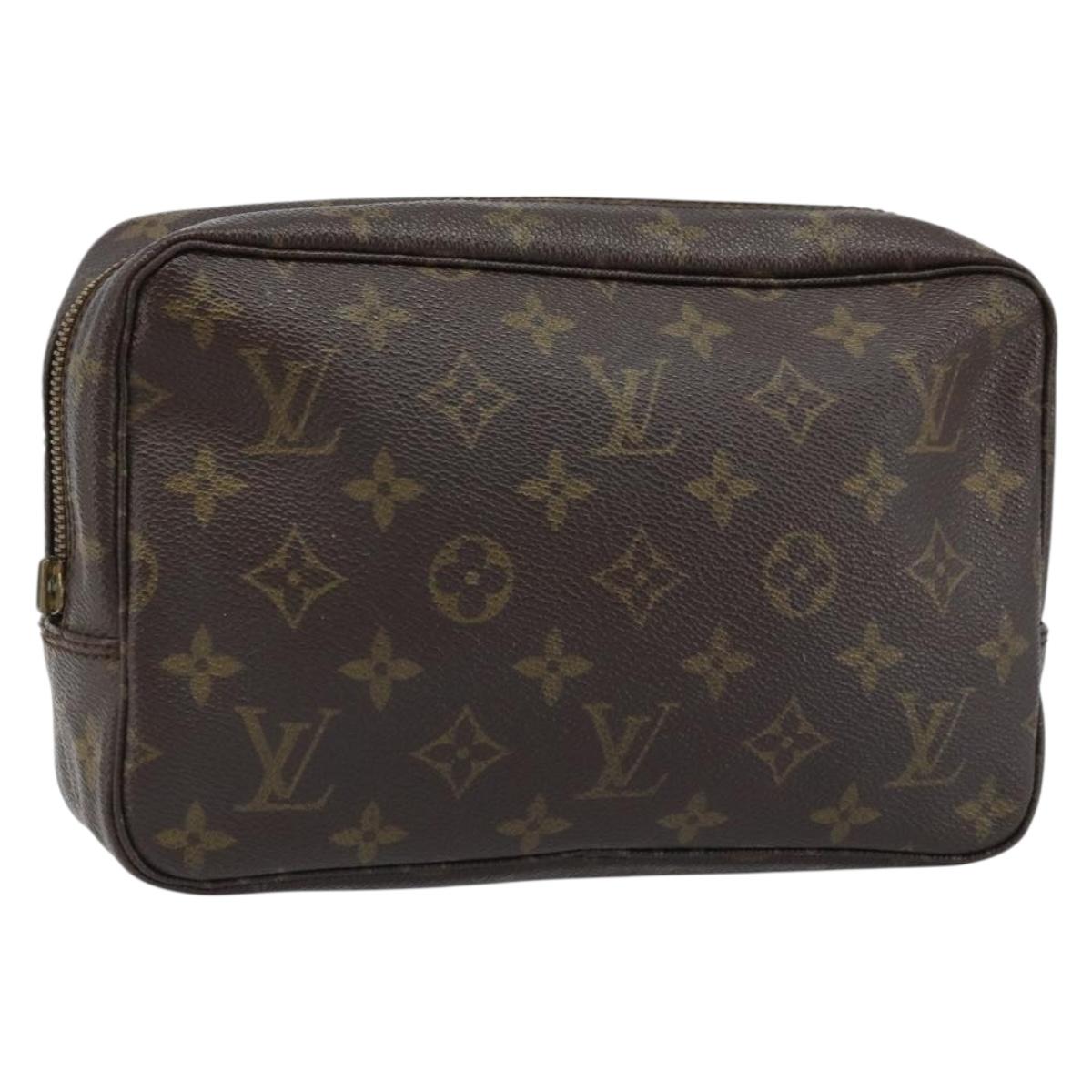 LOUIS VUITTON Monogram Trousse Toilette 23 Clutch Bag M47524 LV Auth ka2574