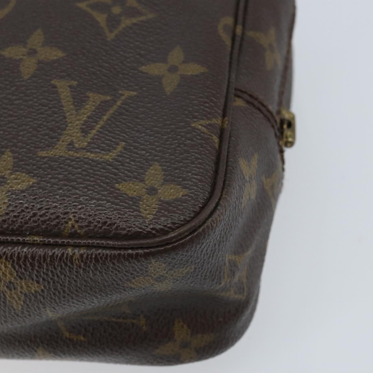 LOUIS VUITTON Monogram Trousse Toilette 23 Clutch Bag M47524 LV Auth ka2574