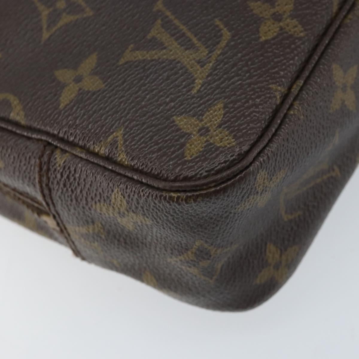 LOUIS VUITTON Monogram Trousse Toilette 23 Clutch Bag M47524 LV Auth ka2574