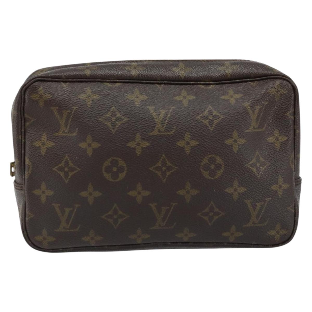 LOUIS VUITTON Monogram Trousse Toilette 23 Clutch Bag M47524 LV Auth ka2574