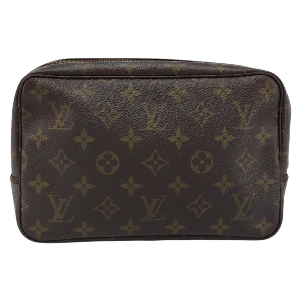 LOUIS VUITTON Monogram Trousse Toilette 23 Clutch Bag M47524 LV Auth ka2574
