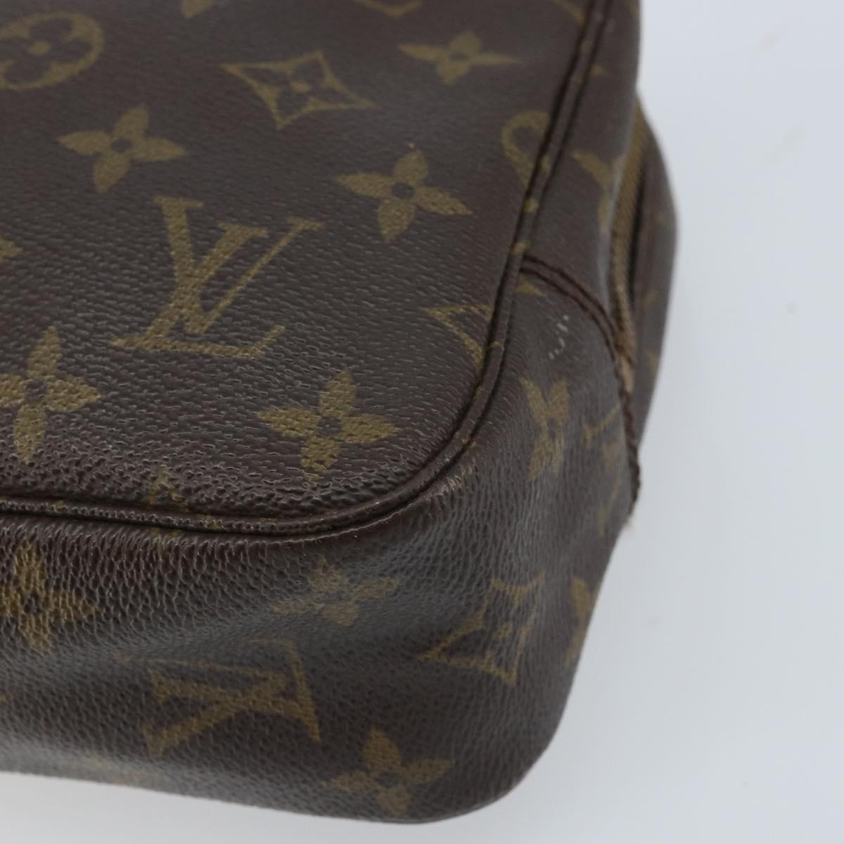 LOUIS VUITTON Monogram Trousse Toilette 23 Clutch Bag M47524 LV Auth ka2574