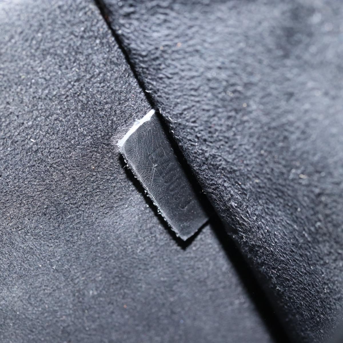 LOUIS VUITTON Monogram Mat Alston Shoulder Bag Black M92810 LV Auth ka2576