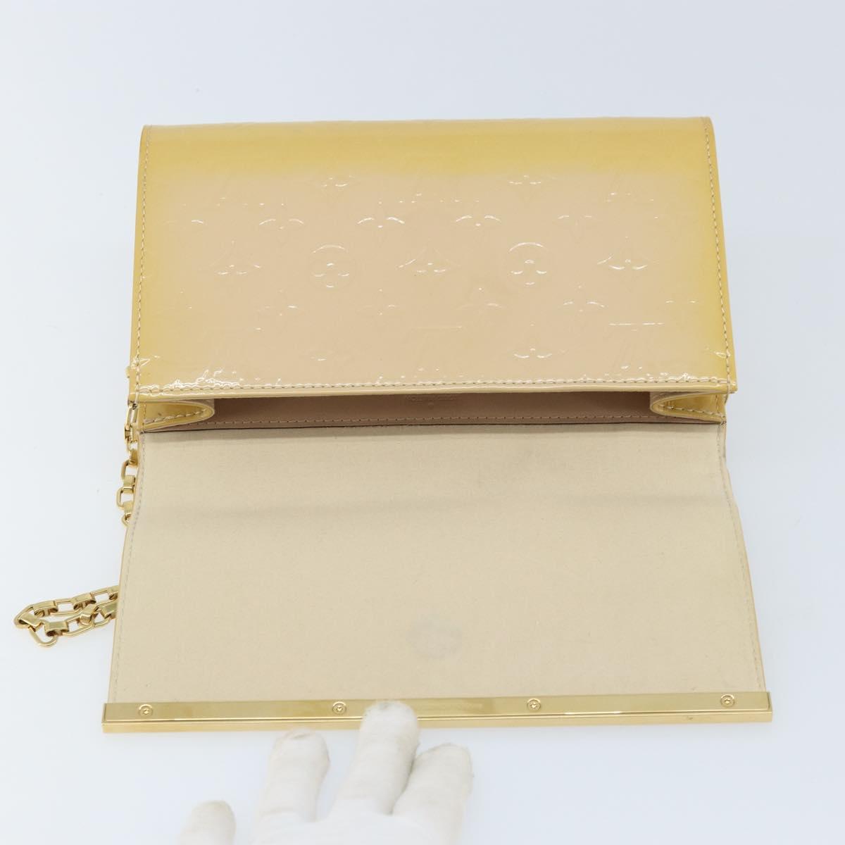 LOUIS VUITTON Monogram Vernis Clutch Ana Clutch Bag Dunne M90194 LV Auth ka2579