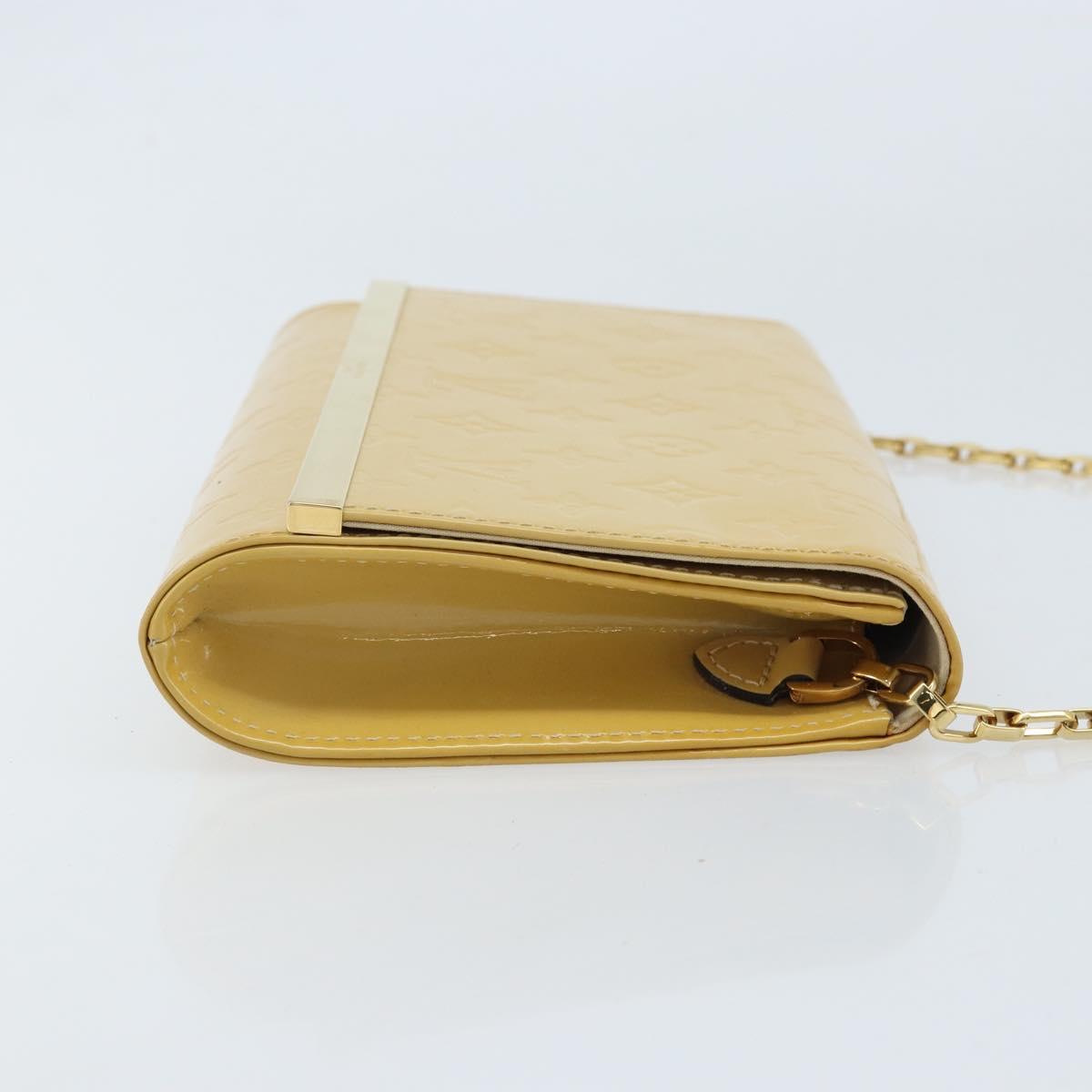 LOUIS VUITTON Monogram Vernis Clutch Ana Clutch Bag Dunne M90194 LV Auth ka2579
