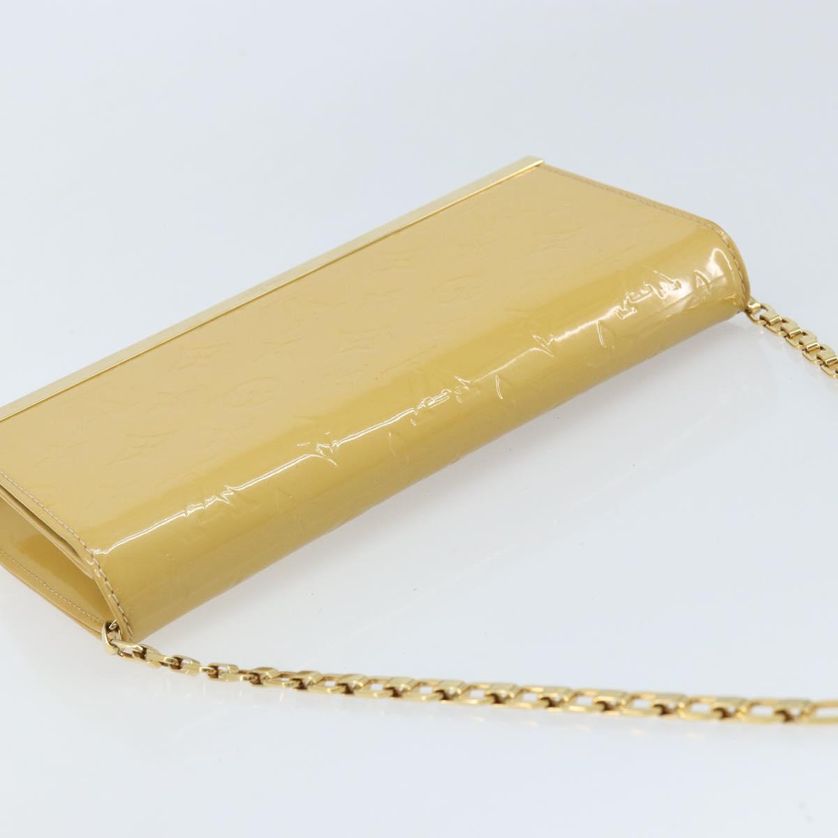 LOUIS VUITTON Monogram Vernis Clutch Ana Clutch Bag Dunne M90194 LV Auth ka2579