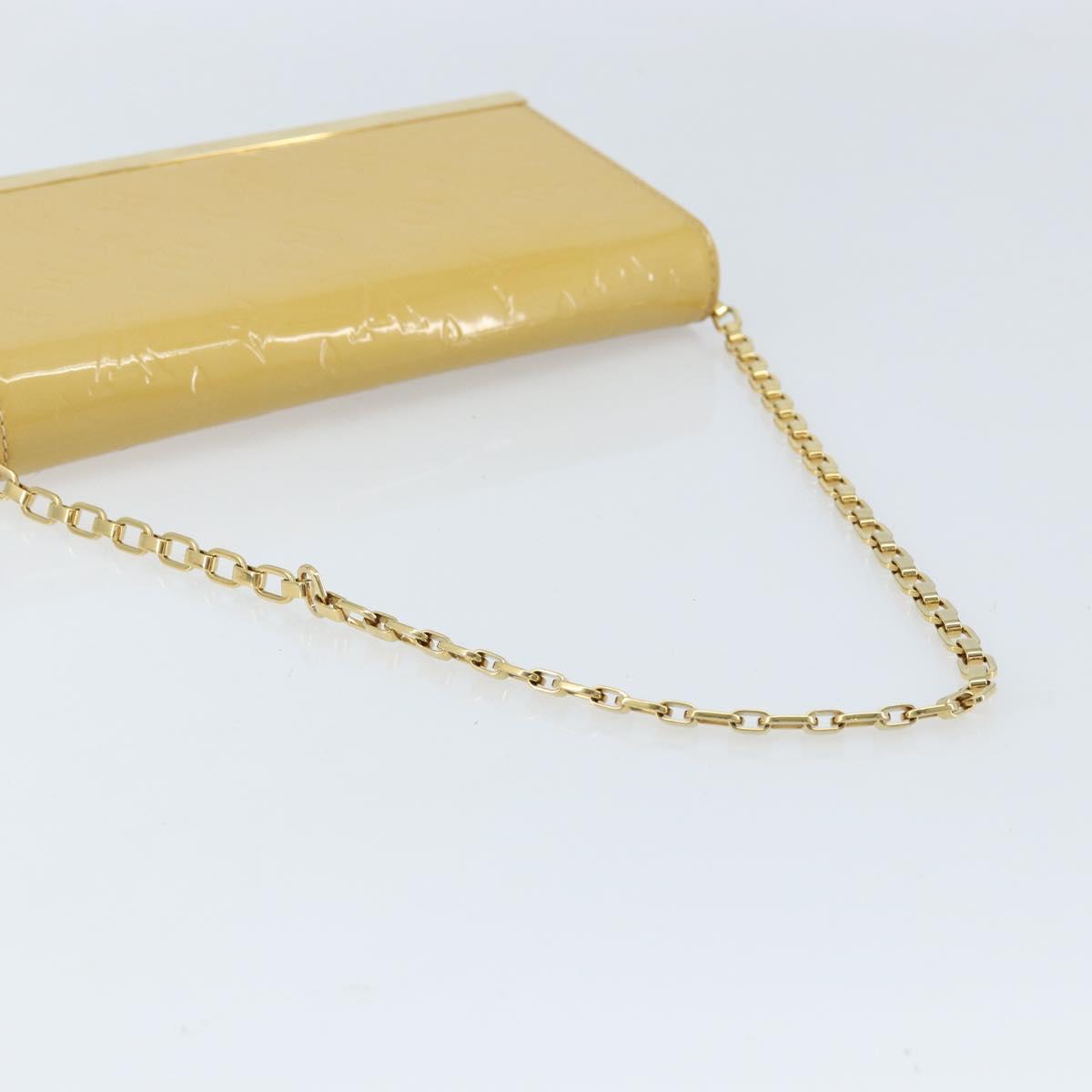 LOUIS VUITTON Monogram Vernis Clutch Ana Clutch Bag Dunne M90194 LV Auth ka2579