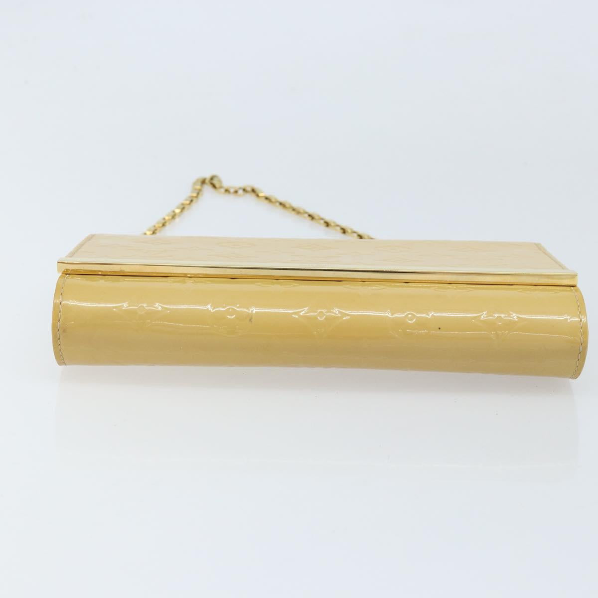 LOUIS VUITTON Monogram Vernis Clutch Ana Clutch Bag Dunne M90194 LV Auth ka2579