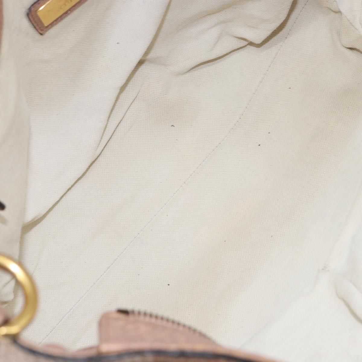 GUCCI Hand Bag Leather Pink Gold 323675 Auth ka258