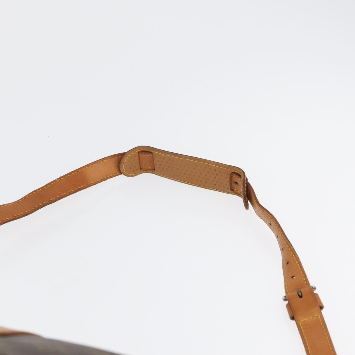 LOUIS VUITTON Monogram Keepall Bandouliere 55 Boston Bag M41414 LV Auth ka2583