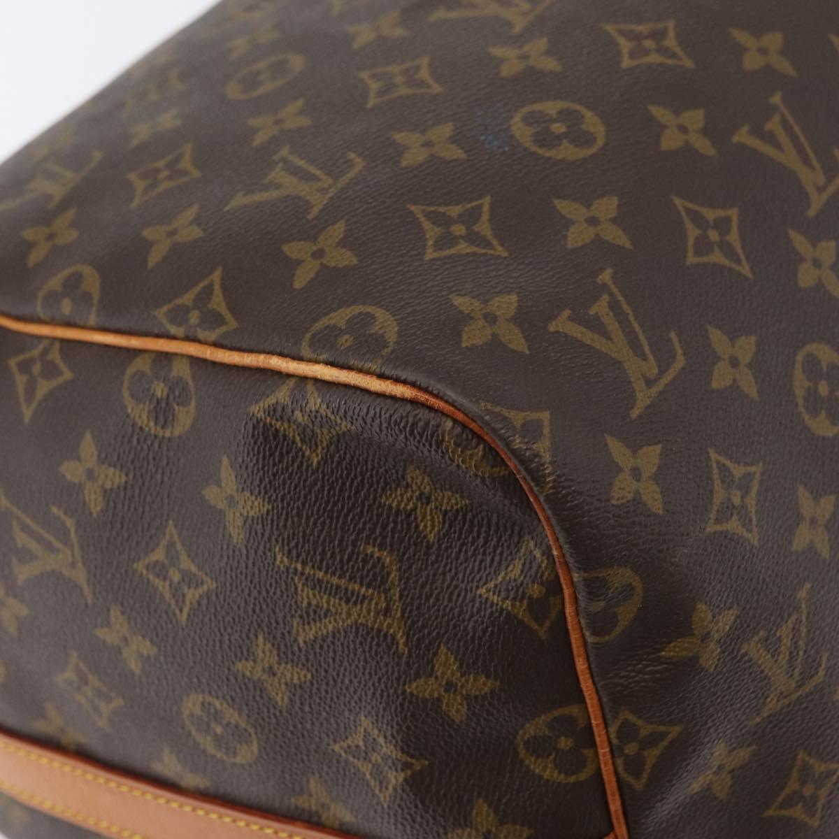 LOUIS VUITTON Monogram Keepall Bandouliere 55 Boston Bag M41414 LV Auth ka2583