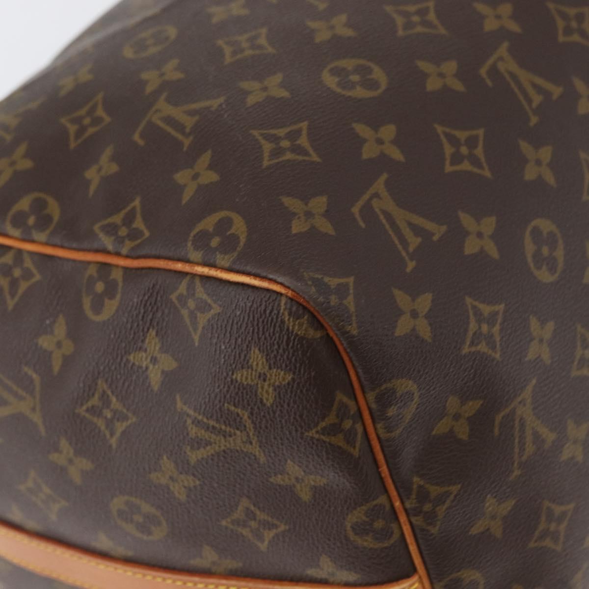 LOUIS VUITTON Monogram Keepall Bandouliere 55 Boston Bag M41414 LV Auth ka2583