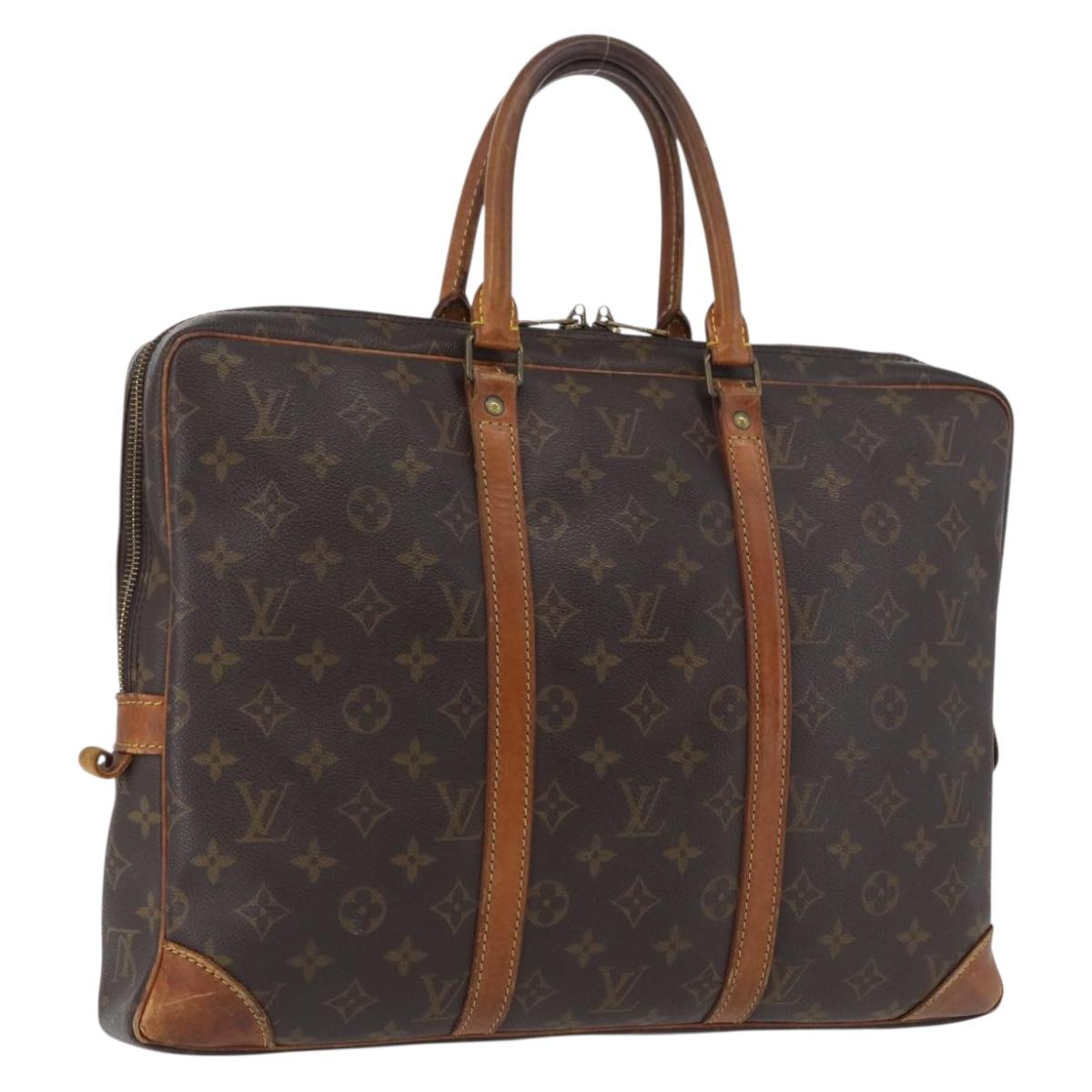 LOUIS VUITTON Monogram Porte Documents Voyage Business Bag M53361 LV Auth ka2585