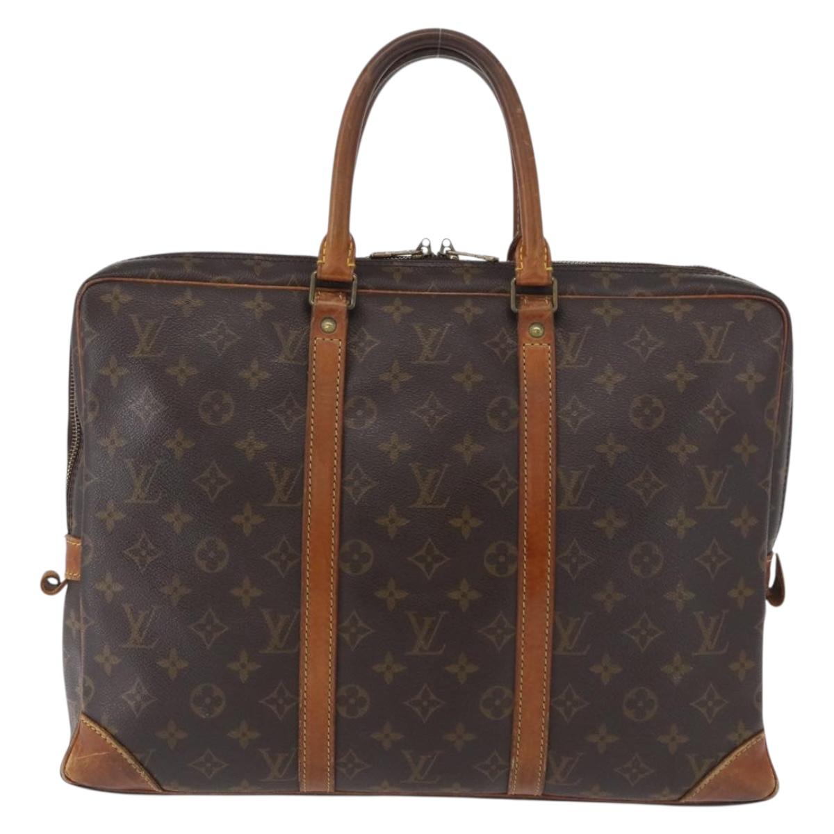 LOUIS VUITTON Monogram Porte Documents Voyage Business Bag M53361 LV Auth ka2585