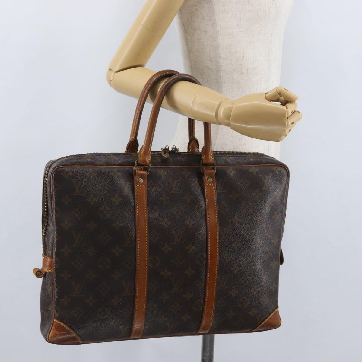 LOUIS VUITTON Monogram Porte Documents Voyage Business Bag M53361 LV Auth ka2585