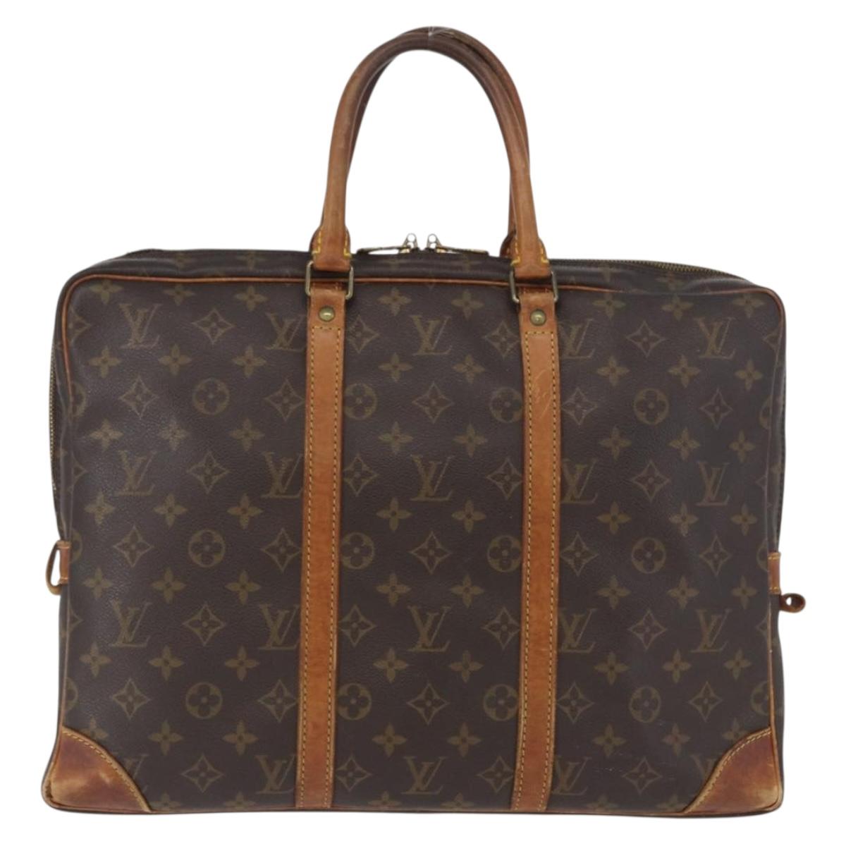 LOUIS VUITTON Monogram Porte Documents Voyage Business Bag M53361 LV Auth ka2585